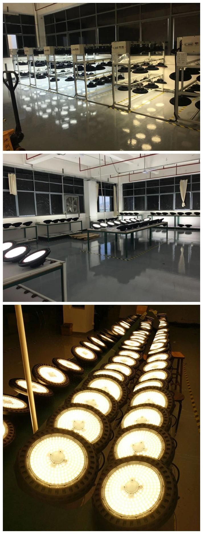 High Lumens CRI80 100W 200W LED High Bay Luminaire Light