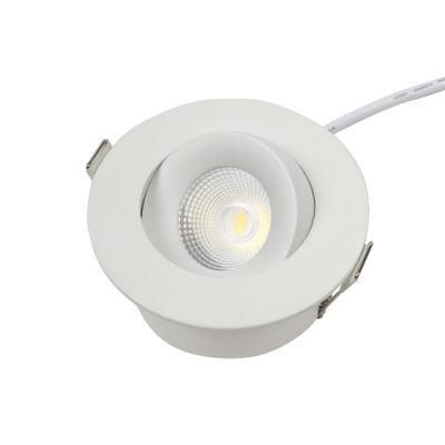 Tri-Color CCT 360&deg; Rotary No Blue Light Protection Eyes LED Dimmable Downlight Private Mold