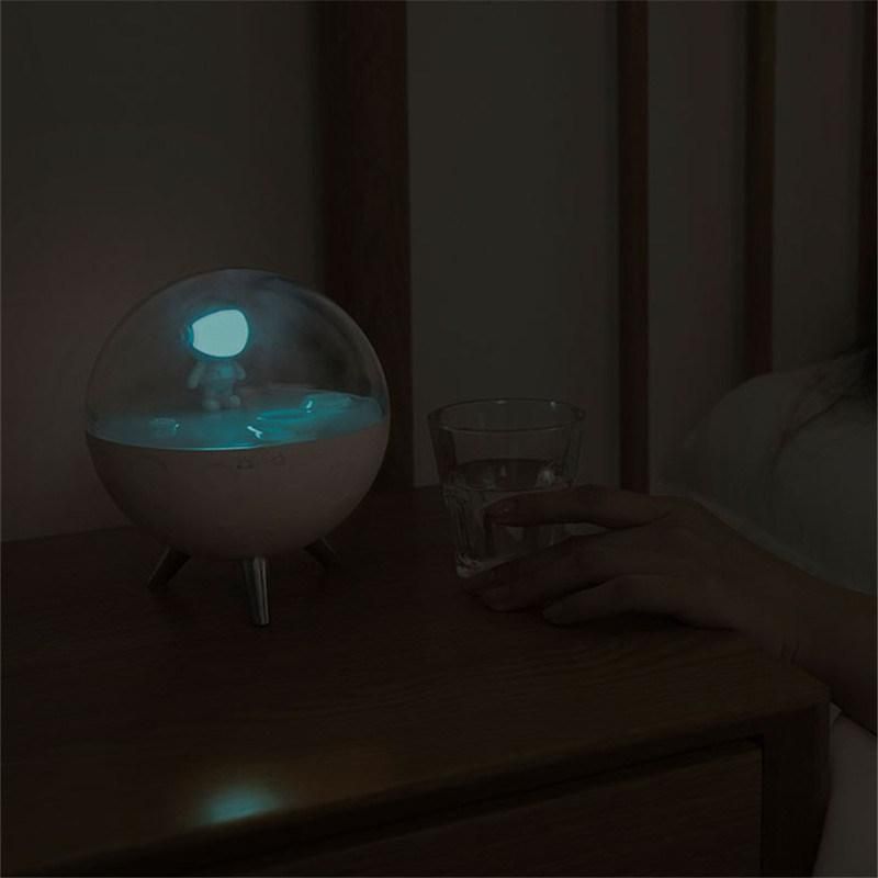 LED Colorful Changing Adjustable Lightness and Music Breathing Light USB Charging Guardian Moon Baby Night Light for Bedroom