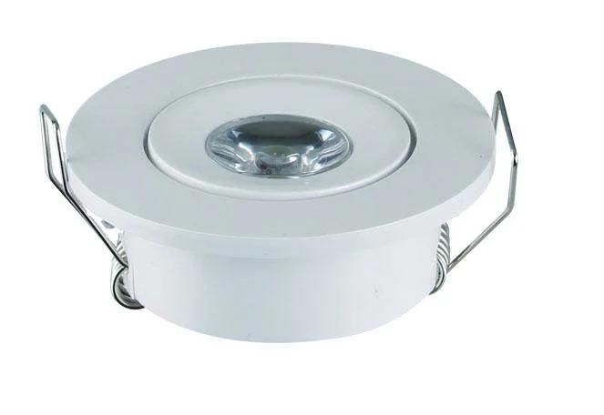 Energy Saving LED Cabinet Light Round Recessed in Mini LED Downlight 1W