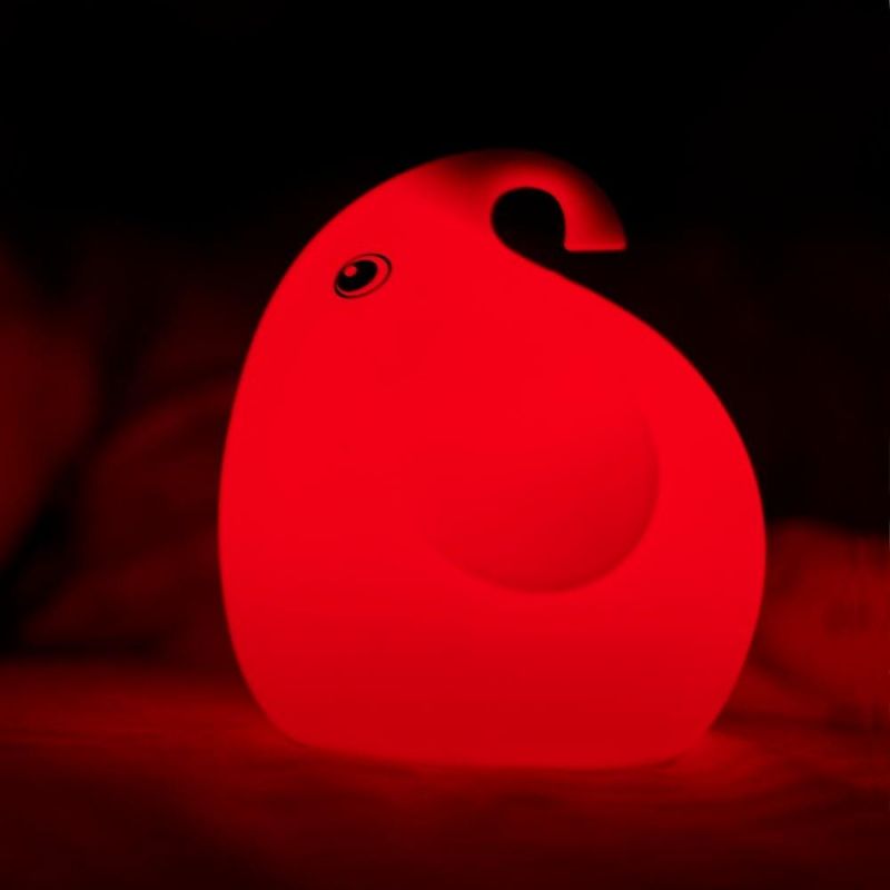 Hot Sale Cute Elephant LED Colorful Night Light for Decoration