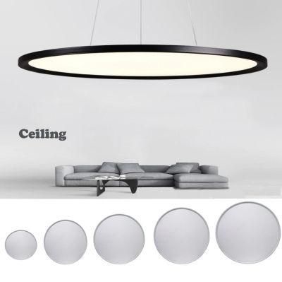 Aluminum Round Panel Circular LED Luminaire Pendant Light with 600m Diameter