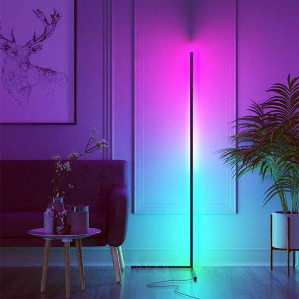 Metal Triangular Floor Lamp RGB with Remote Control