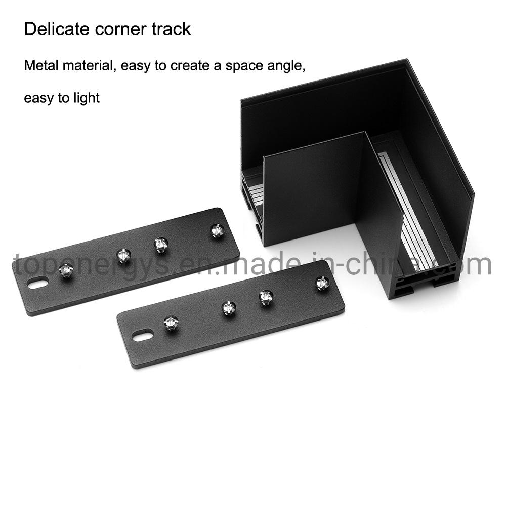 Magnetic Track Lights Aluminum Ceiling Recessed Suspended Creative 0.5m 1m LED Magnetic Lights Tracking Rail Lighting Industrial
