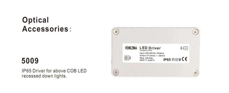 IP65 Waterproof COB LED Down Light Adjustable Ceiling Recessed LED Downlight