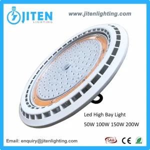 Outdoor Warehouse Industrial Lighting UFO LED High Bay Hanging Light High Power Solar Panel Street Flood Canopy Garden Wall Lamp