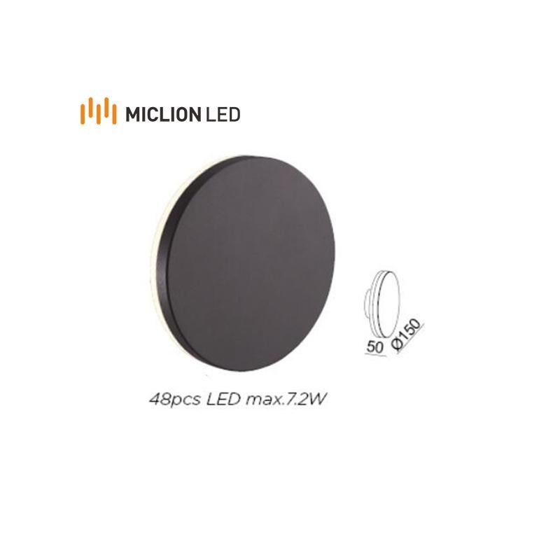 China Manufacturer Aluminum Wall Light Die-Casting Square Shape Surface Mount LED Lamp 4*3W