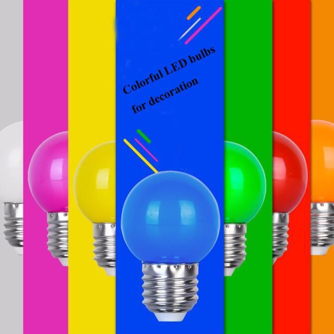 Colorful Decoration LED Bulb 1W Festival Lighting LED Lamp