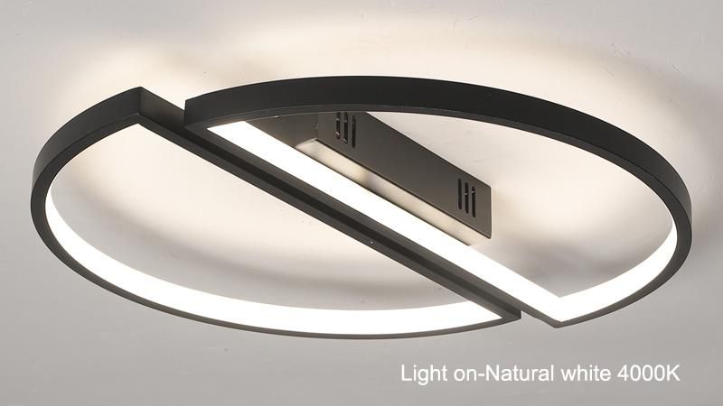 2021 New Modern Smart Flush Mount LED Ceiling Light for Bedroom Villa