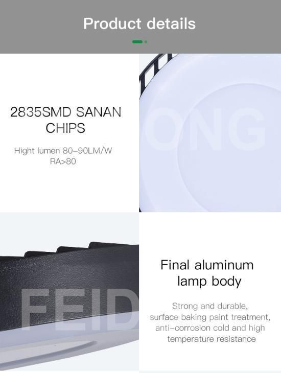 Durable Super Brightness 200W Luminaire Warehouse Commercial Lighting Industrial Supermark Lamp UFO LED High Bay Light