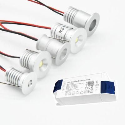 15mm 1W Mini LED Downlight Lamp with Tuya Smart Home Driver Adapter