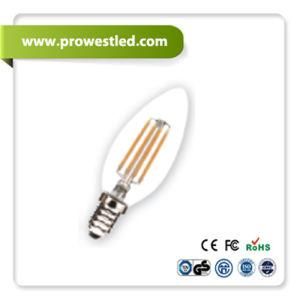3W LED Light Filament &amp; LED Vintage Candle Light with CE/RoHS/ERP/SAA Approvals