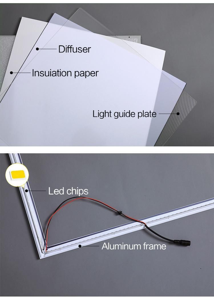 60X120 20X120 1200X300 300X1200mm 4000K 32 Watt 40W 48W Recessed LED Panel Light