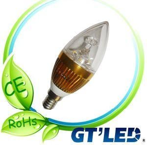 3W LED Candle Bulb with CE, RoHS, Approved