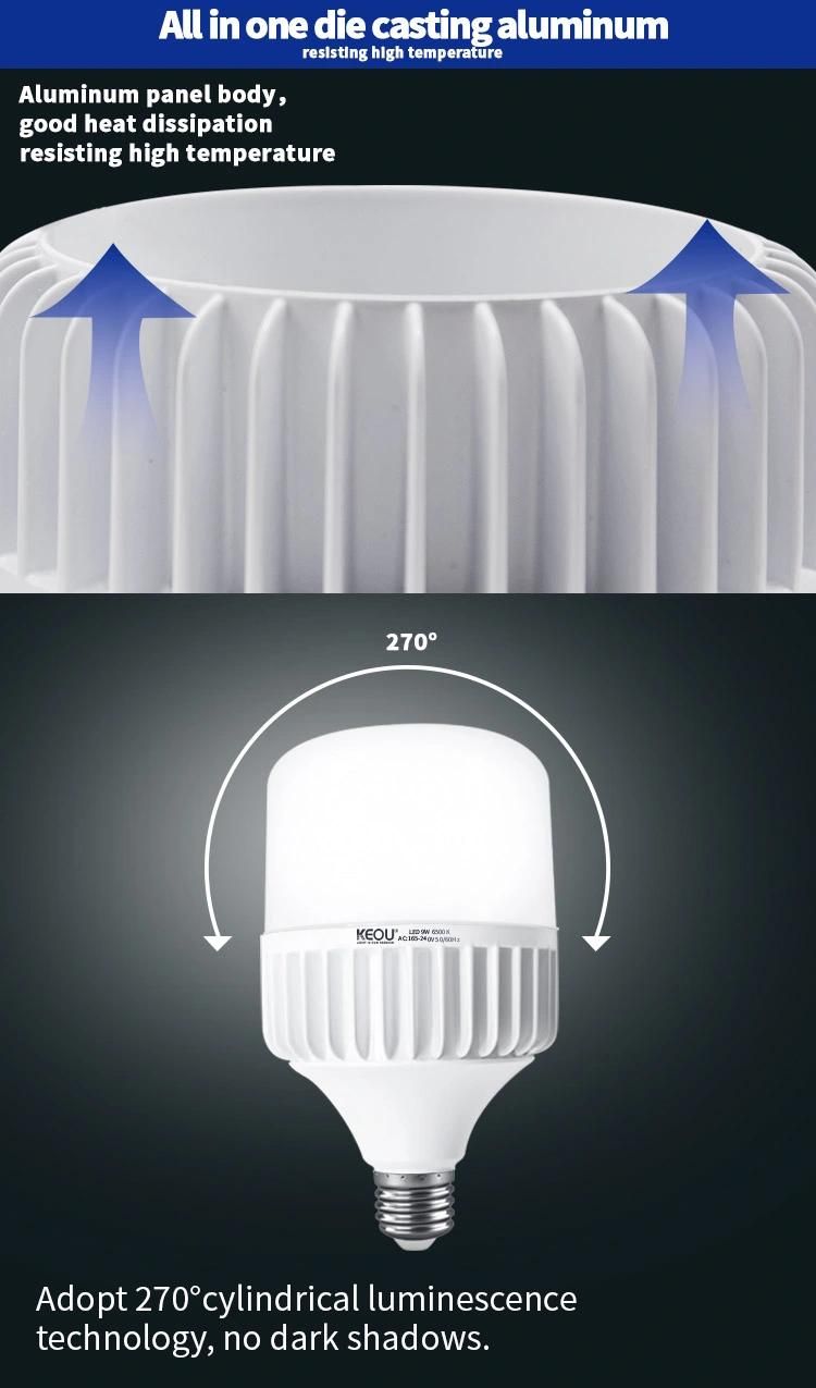 Free Sample Distributor 18W 28W 48W 38W Big Column T Shape Lamp PC Aluminum B22 E27 LED Bulb Light,Energy Saving Lamp,Lighting,Lamp,LED Bulb,LED Lamp,LED Light