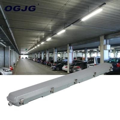 IP65 Garage Tri Proof LED Light Fixture Waterproof Tube Lighting