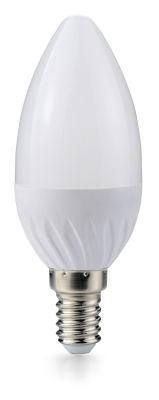 C37 5W Factory Price ERP Complied LED Candle Bulb Lamp Lighitng with Cool White Day Light E14 E27 B22 B15 Caps