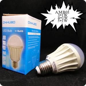 AMB01 5*1W 6W LED Bulb E26 E27 CE RoHS 110V 220V