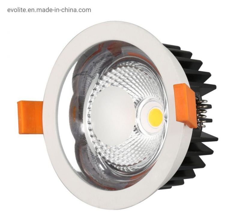 Adjustable Big Watts High Quality LED Trimess Downlight Building Material LED COB Spotlight