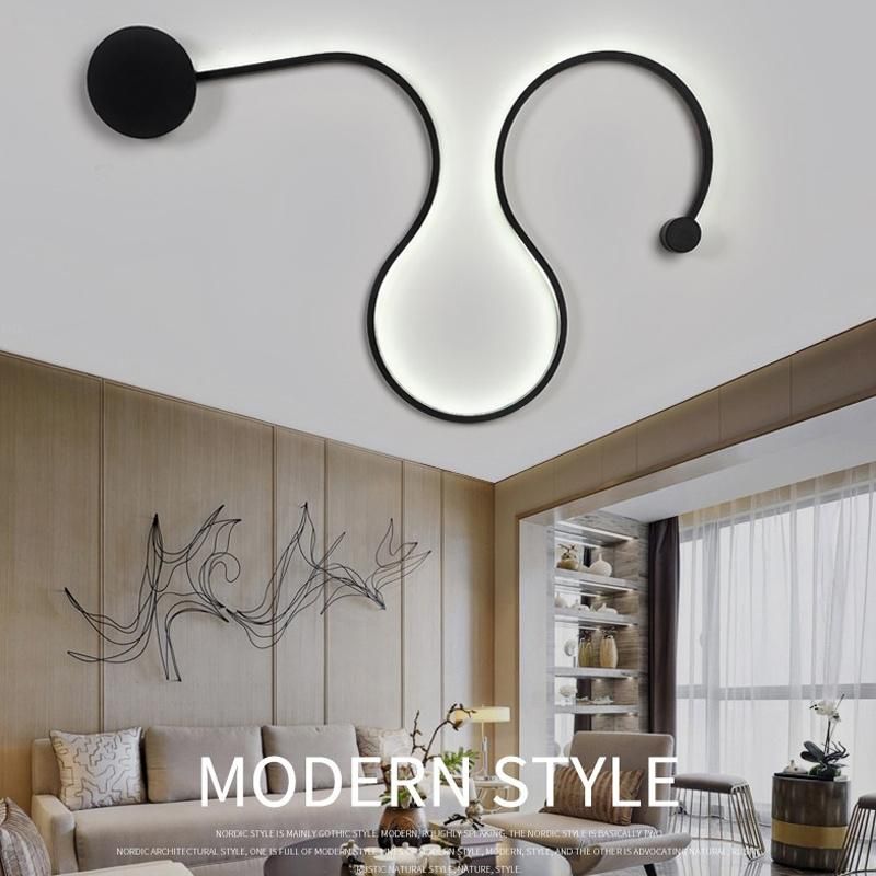 2022 New Design Remote Control Light Living Room 3 Years Warranty Decorative Acrylic LED Wall Lamp