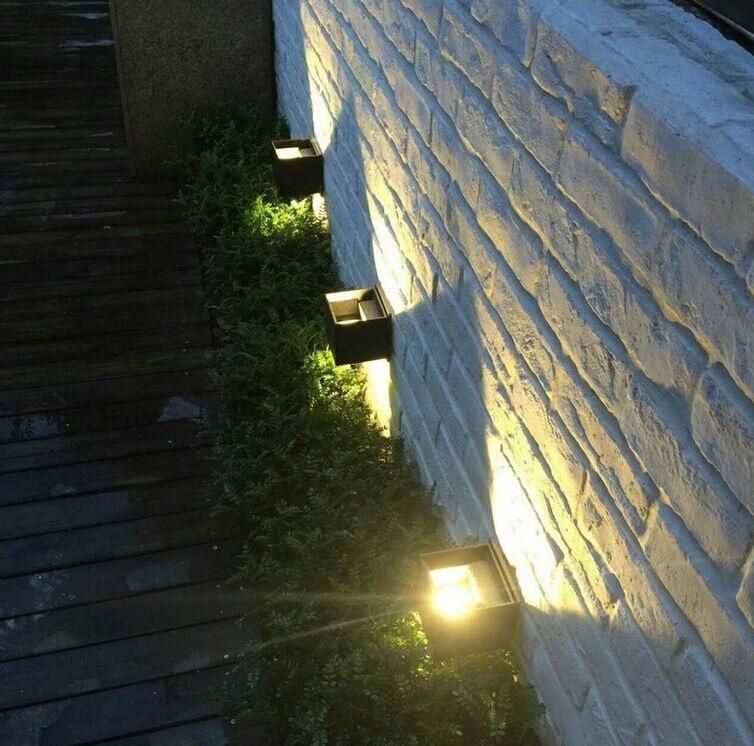 2*5W/2*3W COB IP54 Adjustable Glow up and Down LED Wall Light Lamp Outdoor for Garden Hallway