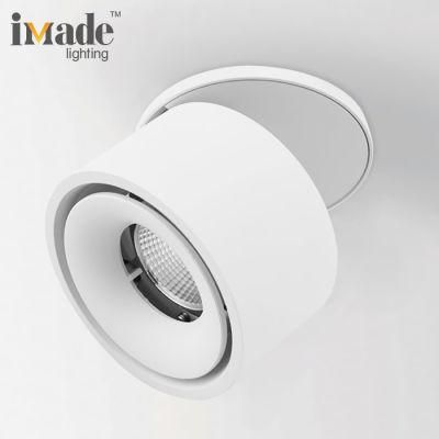 Office 6.2W 9.3W 15deg 24deg 34deg Adjustable Recessed Mounted Round Ceilinglight