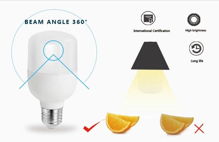 5W 9W 13W Lamp E27 B22 Plastic Light LED Column Bulb