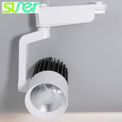 COB Ceiling Lighting 20W 6500K Cool White Adjustable LED Track Light