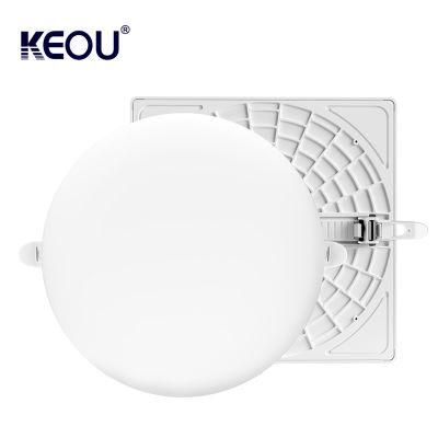 Keou OEM ODM 18W New LED Round Panel Light No Frame Lamp
