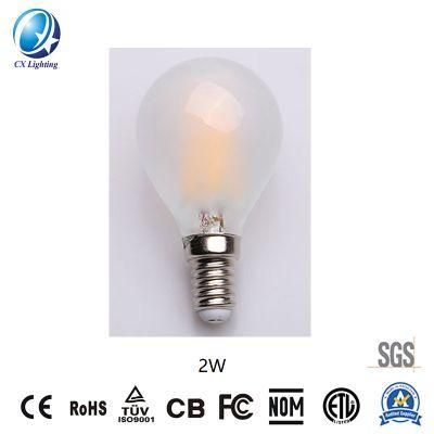 Popular LED Lights LED Filament Bulb G45 2W E27/B22 240lm