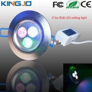 3W RGB LED Ceiling Light (KJ-CL3W-A01-RGB)