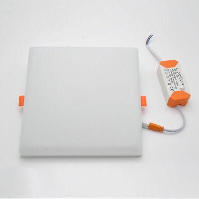 China Product Adjustable Frameless Panel 10W LED Light Square Panel