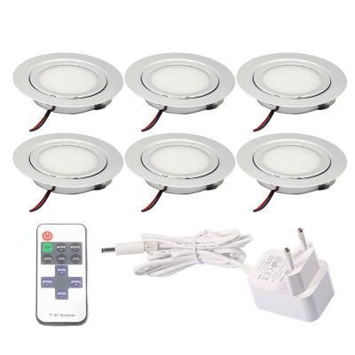 5W 24V Mini LED Recessed Ceiling Cabinet Light for Furniture Decoration