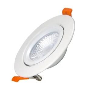 3CCT 360 Degree Rotation LED Ceiling Recessed Luminaire Down Light