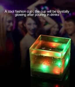Eco Friendly PVC Beer Drinking Plastic Cup KTV DJ Party Masu LED Flashing Light up Cups