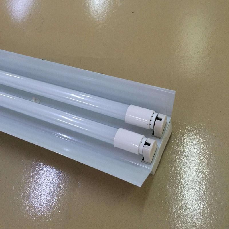 Fluorescent Bulb Replacement Frosted Glass LED T8 Light Tube 0.6m 2FT 8W 110lm/W 3000K Warm White