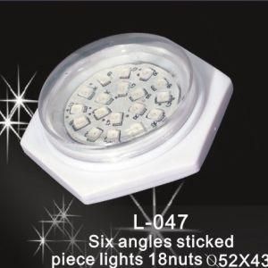 L-047 Amusement Hexagonal SMD 18-Nut LED Light D52X43