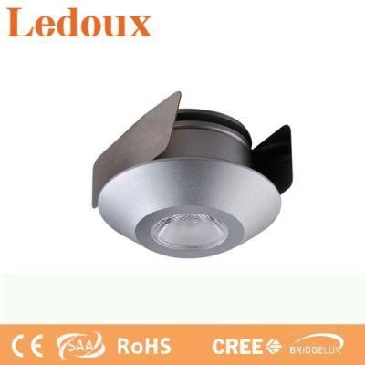 Aluminum Small Body 1W LED COB Downlight for Restaurants