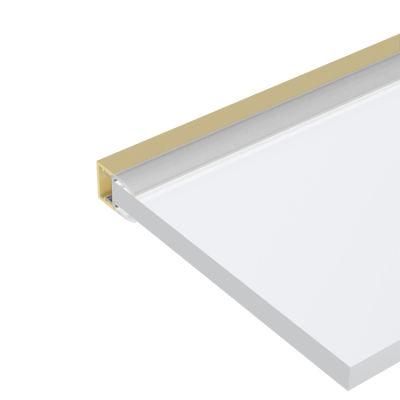European Top Quality Simple Design LED Cover Glass Aluminium Linear Profile