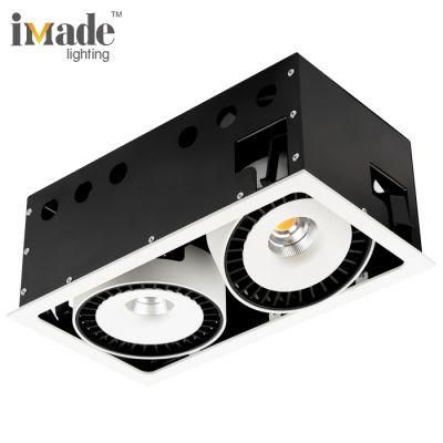 Morden Light 220voltage Double Head Adjustable Grille Light Ceilinglight