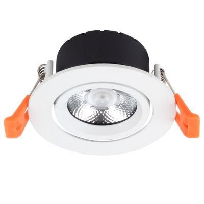 Trim and Heat-Sink Module DIY Adjustable Ceiling Recessed LED Spotlight