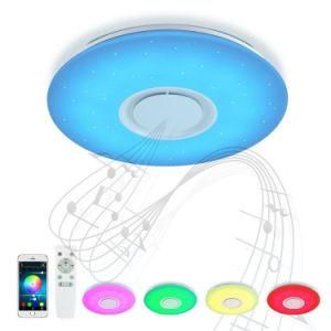 Factory Direct Sales Acrylic Modern Minimalist Smart Bluetooth Home Bedroom Music LED Ceiling Light