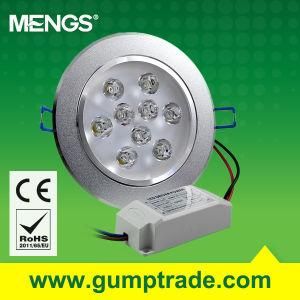 Mengs&reg; 9W LED Downlight LED Light with CE RoHS 2 Years&prime; Warranty (110300004)