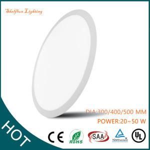 20W 300mm Fluorescent Round White LED Panel Lighting Fixture for Indoor