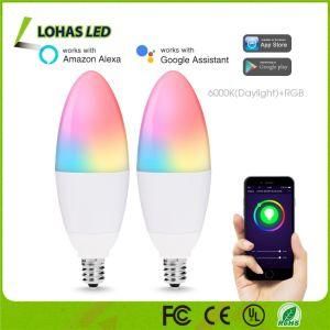 5W E12 E14 Alexa Voice Control RGBW WiFi Tuya Smart LED Candle Light Bulb