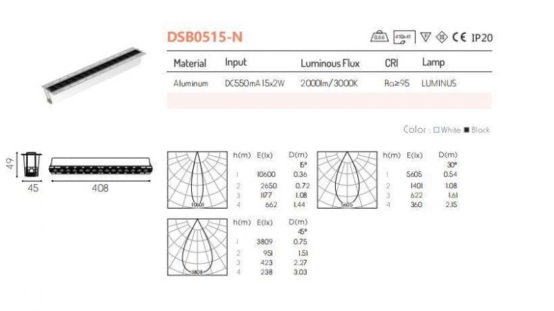 Trimless Standards Waterproof Recessed LED Downlight