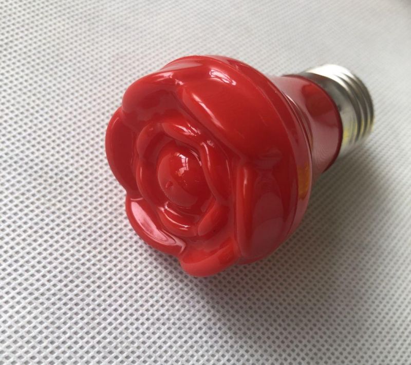 Rose Holiday Decoration LED Colorful Light Bulb