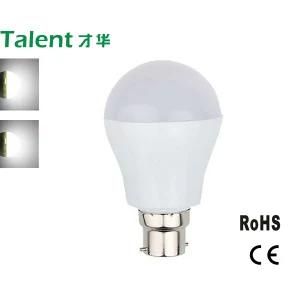 B22 7W A60 Globe LED Bulb with Cool White