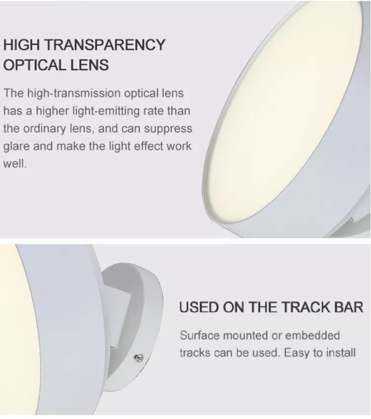 Hot Sale Beam Angles Change High Lumen Housing LED Track Light