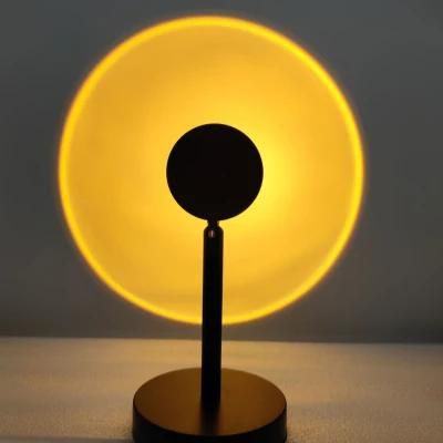 USB Button Rainbow Sunset Projector Lamp Home Decoration Color Lamp